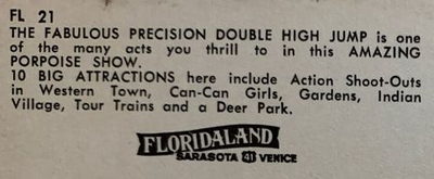 Floridaland - Postcard Back (newer photo)